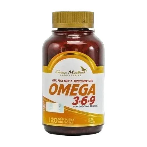 Omega 3-6-9 1000 mg — 120 cápsulas