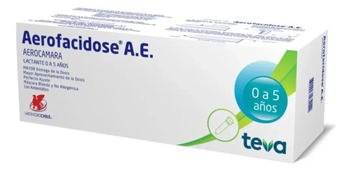 Aerocámara Aerofacidose  / Lactantes 0 A 5 Años / Infantil Blanco