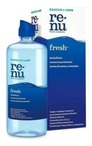 Soluciones Para Limpieza De Lentes De Contacto Renu Fresh