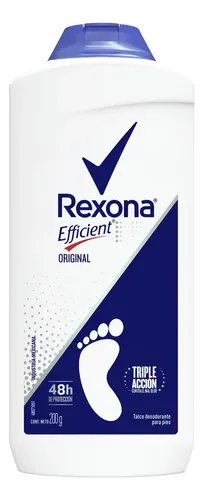 Talco Desodorante Rexona Para Pies Efficient Original 24h