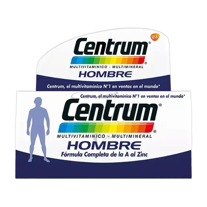 Multivitaminico Hombre 60 Capsulas Centrum Sabor Sin Sabor