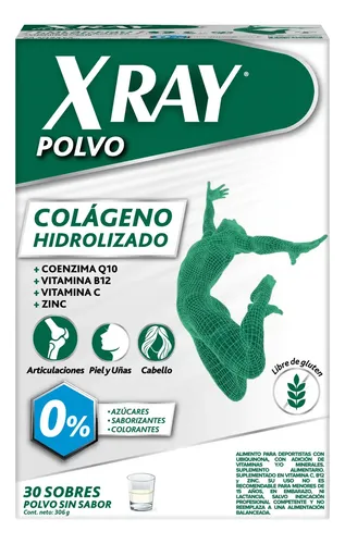 X Ray Cero 0% Colágeno En Polvo Sachet Sin Sabor Sin Sabor