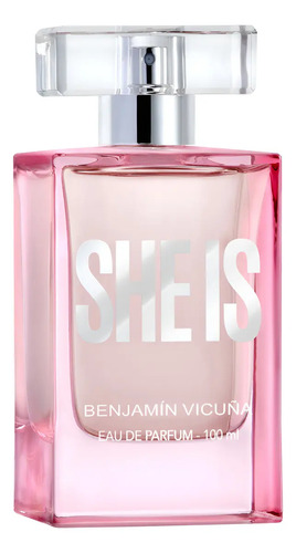 Perfume Mujer Eau De Parfum She Is 100 Ml Benjamín Vicuña