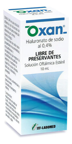 Soluciones Para Limpieza De Lentes De Contacto  Oxan 10