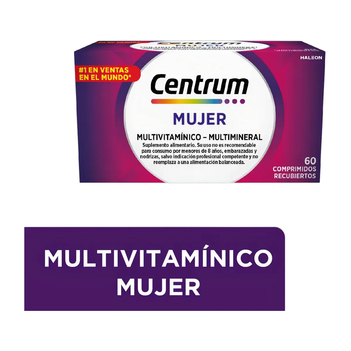 Centrum Mujer 60 Comprimidos Sabor Original