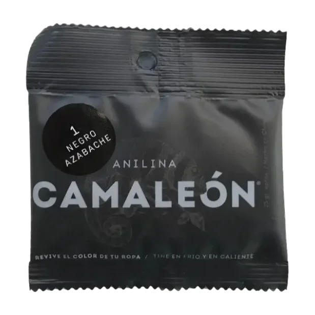 Anilina Negra Camaleón Montblanc 25g Para Tintura Textil