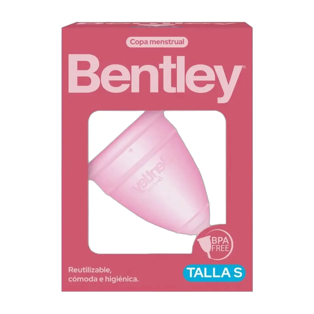 Copa Menstrual Talla S Bentley Certificada Reutilizable Rosa