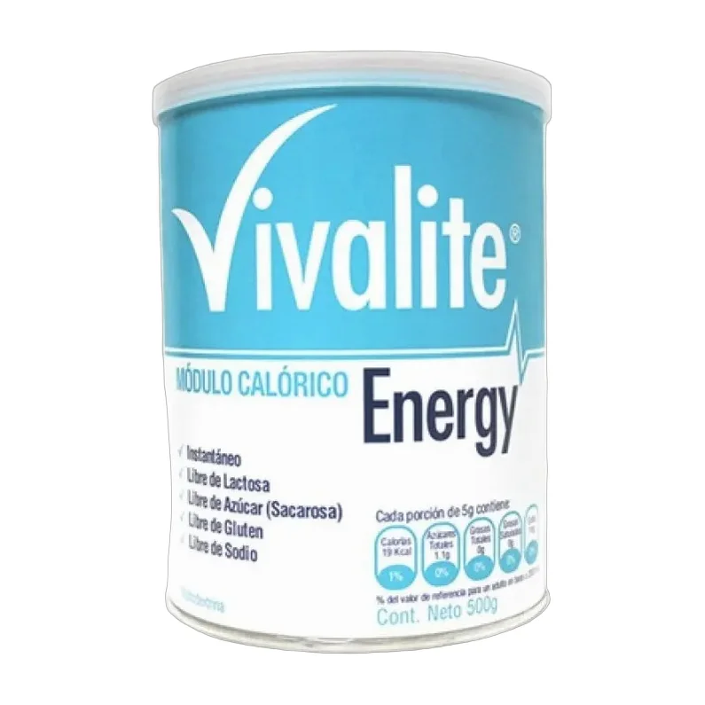 Suplemento Calorico Vivalite Energy - Tarro 500 Grs Neutro
