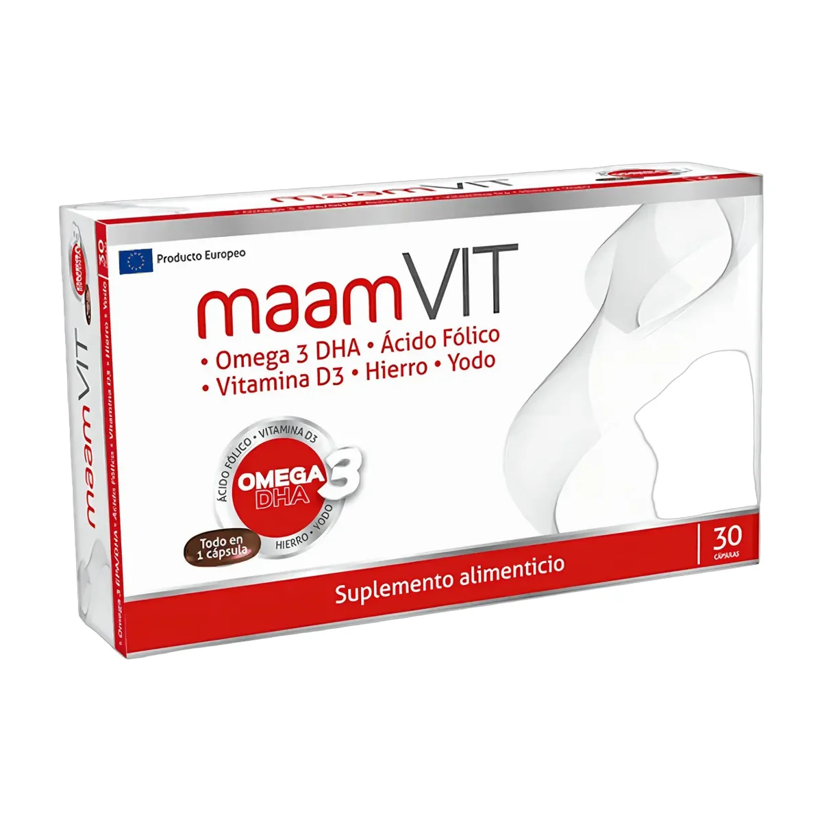 Suplemento Alimentario 30u Maam Vit Sabor Sin Sabor
