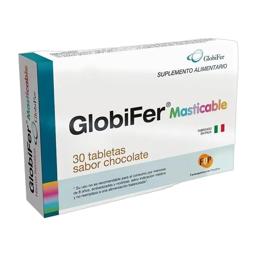 Globifer Tabletas Masticables X 30 Sabor Chocolate