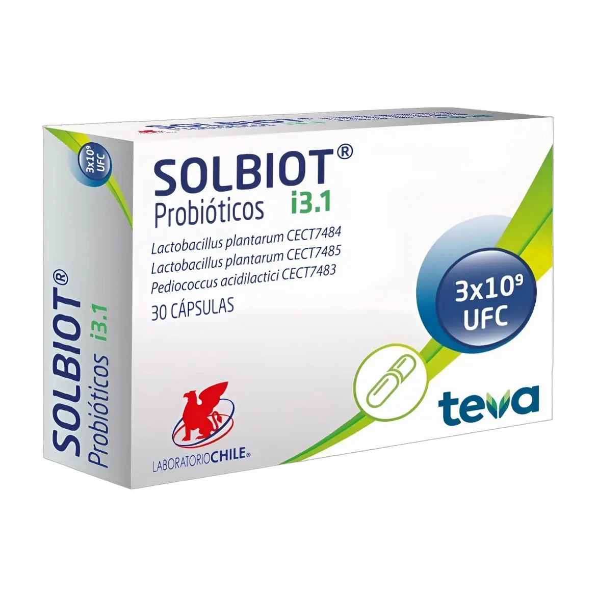 Solbiot 30 Cápsulas Probioticos Sabor Original