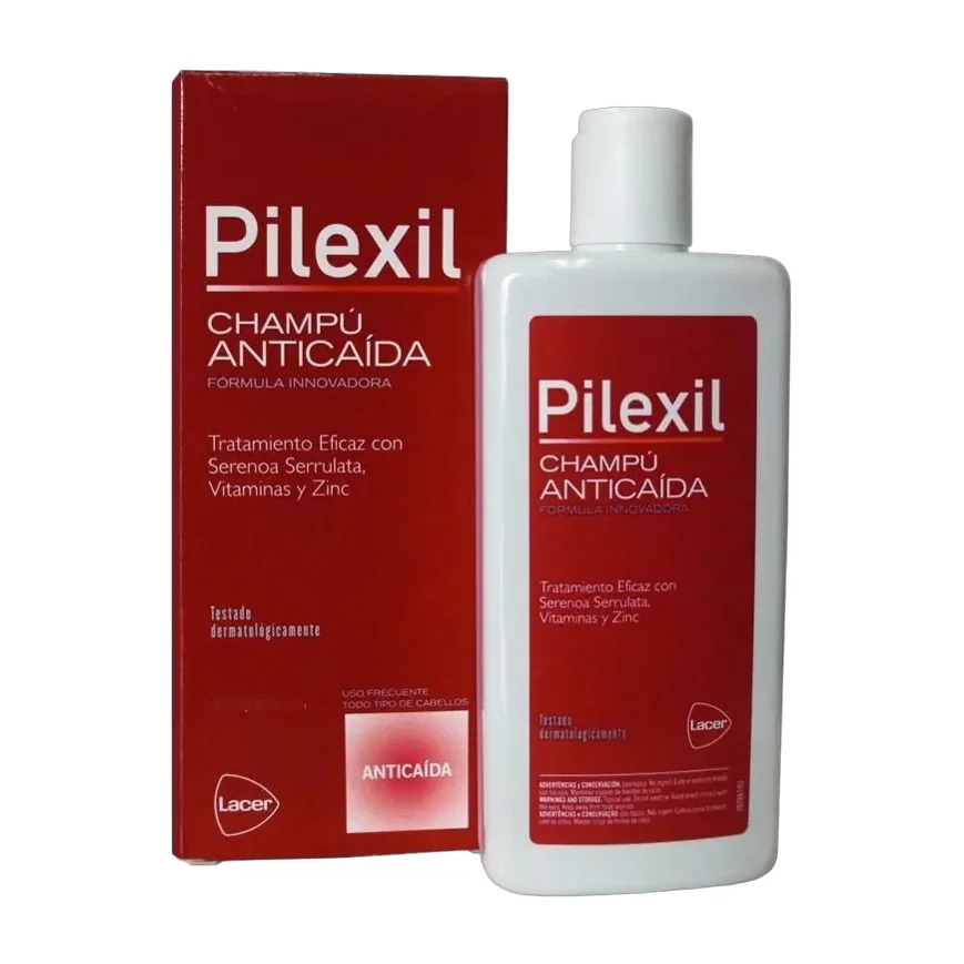 Pilexil Shampoo Anticaída 300 Ml C/ Serenoa Serrulata Y Zinc