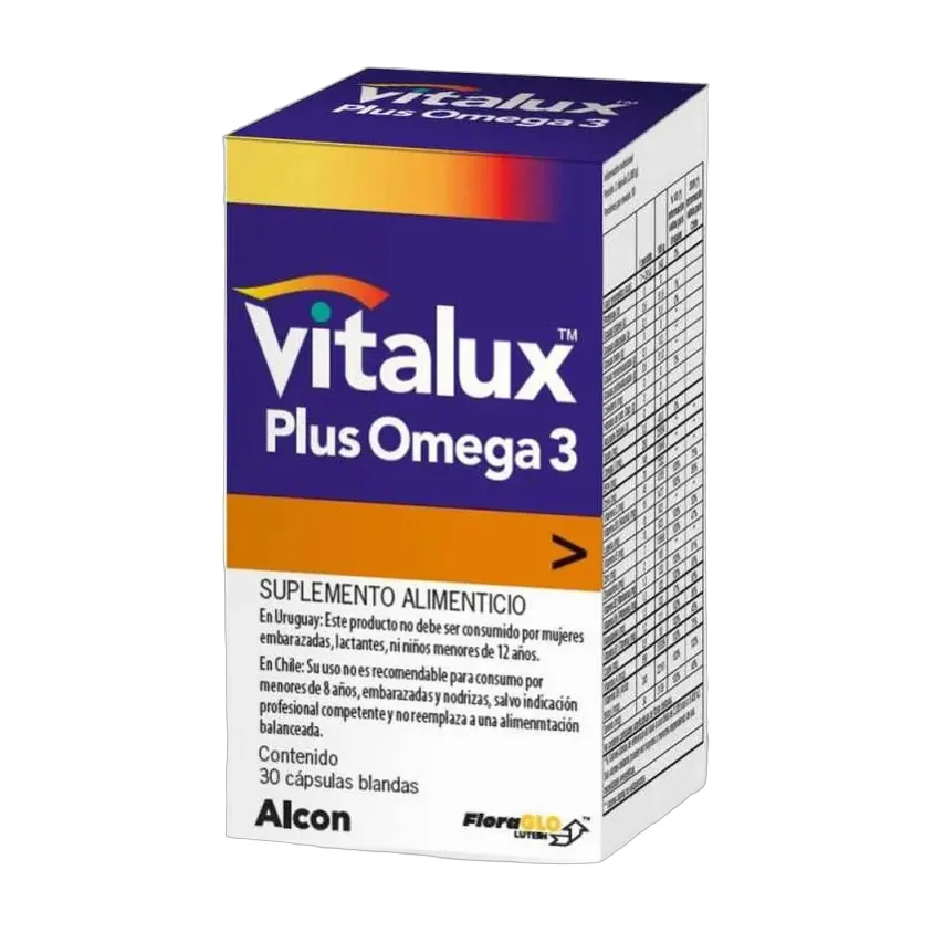 Vitalux Plus Omega 3 Cap X 30 Sabor Original