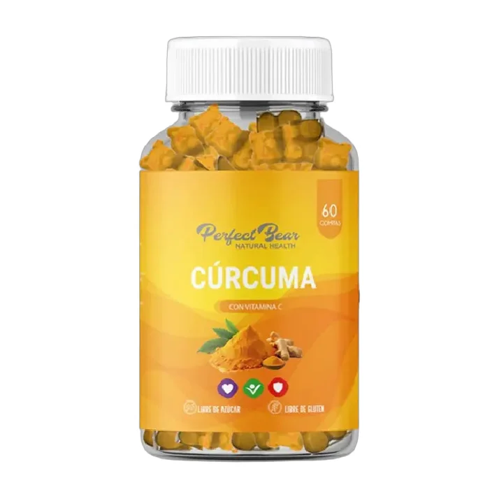 Cúrcuma Con Vitamina C Perfect Bear X60 Gomitas Sabor N/a