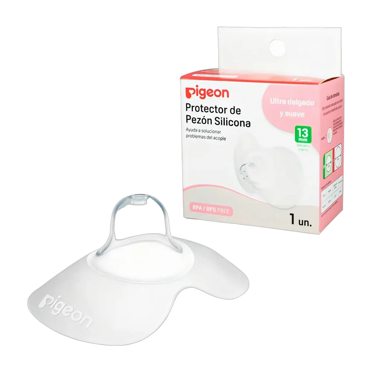 Protector De Pezon De Silicona 1u Pigeon Talla 13mm