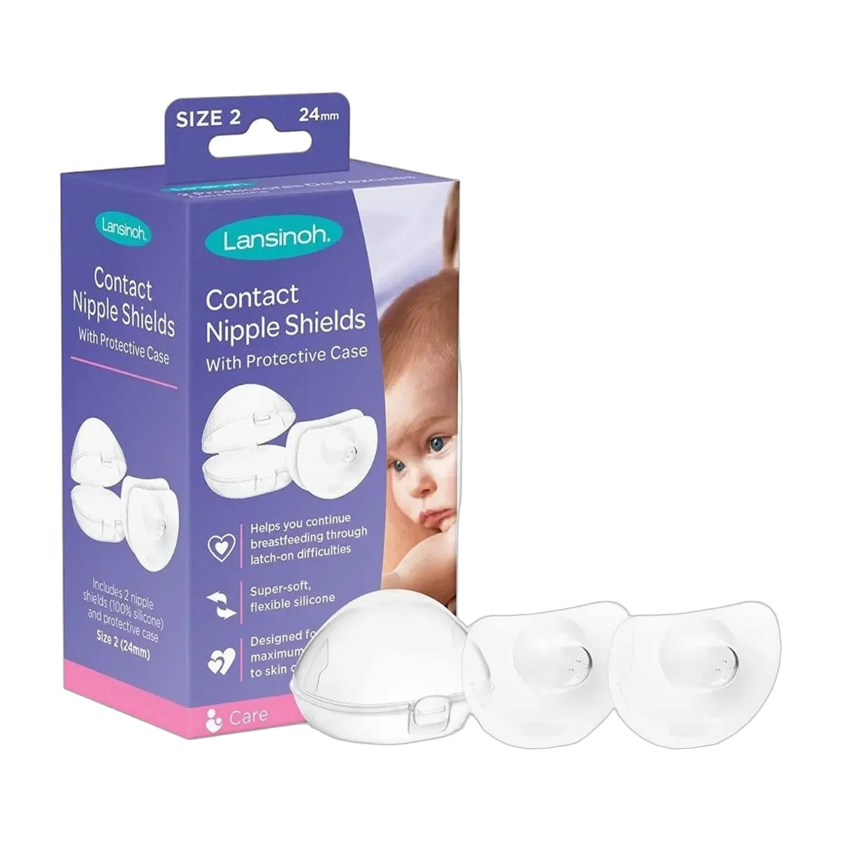 Pezoneras De Contacto Talla 2 Lansinoh 2 Pz