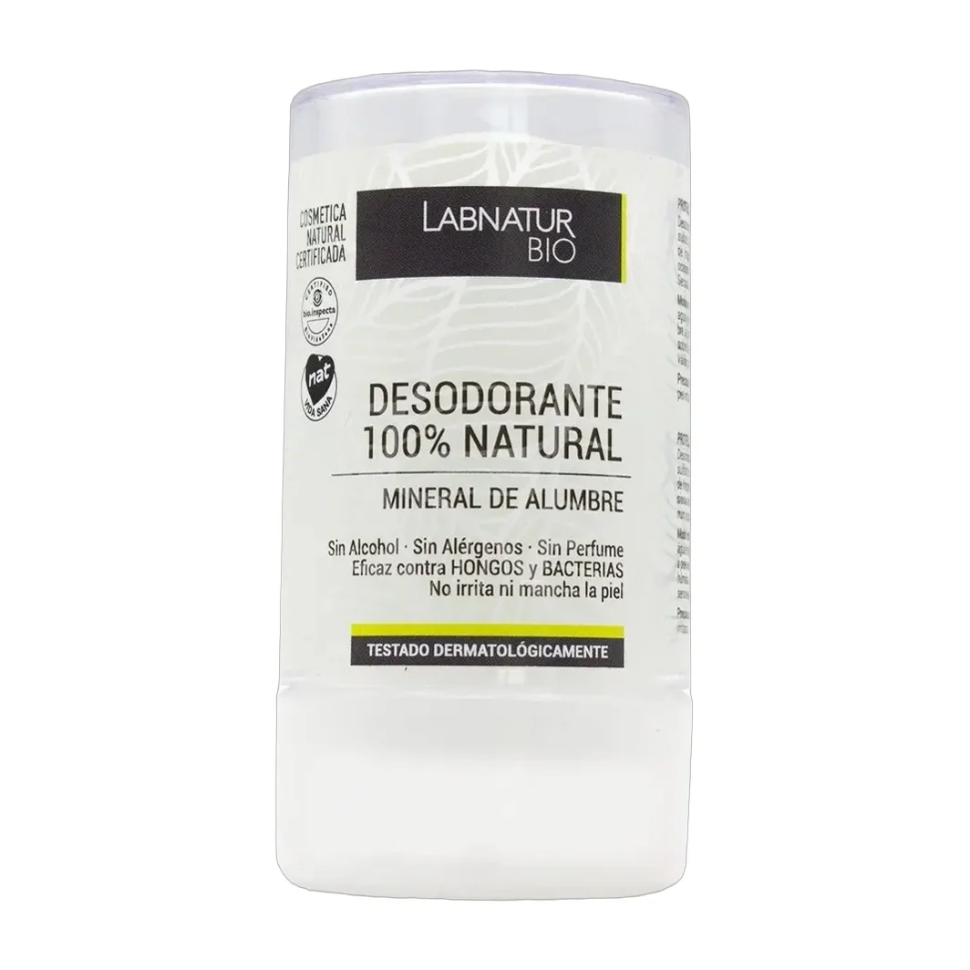 Desodorante Piedra Alumbre 100% Natural 120g Vegano
