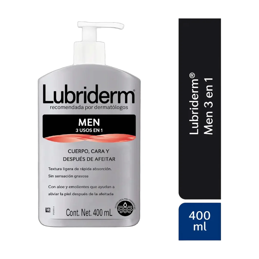 Lubriderm® Men 3 En 1 X 400 Ml
