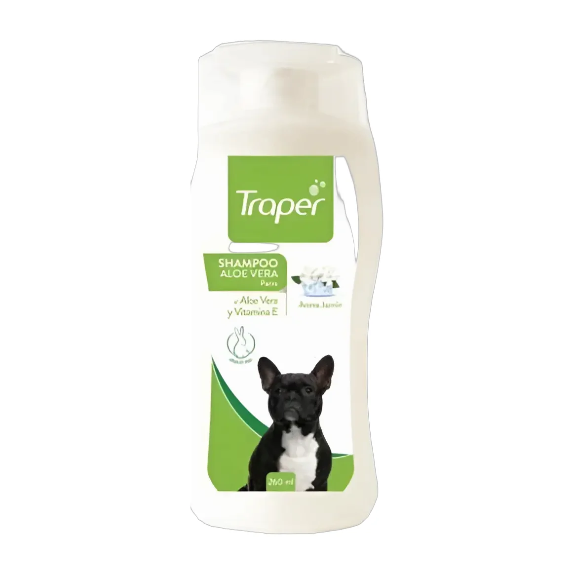 Shampoo Aloe Vera Perro 260ml Traper Fragancia Blanco