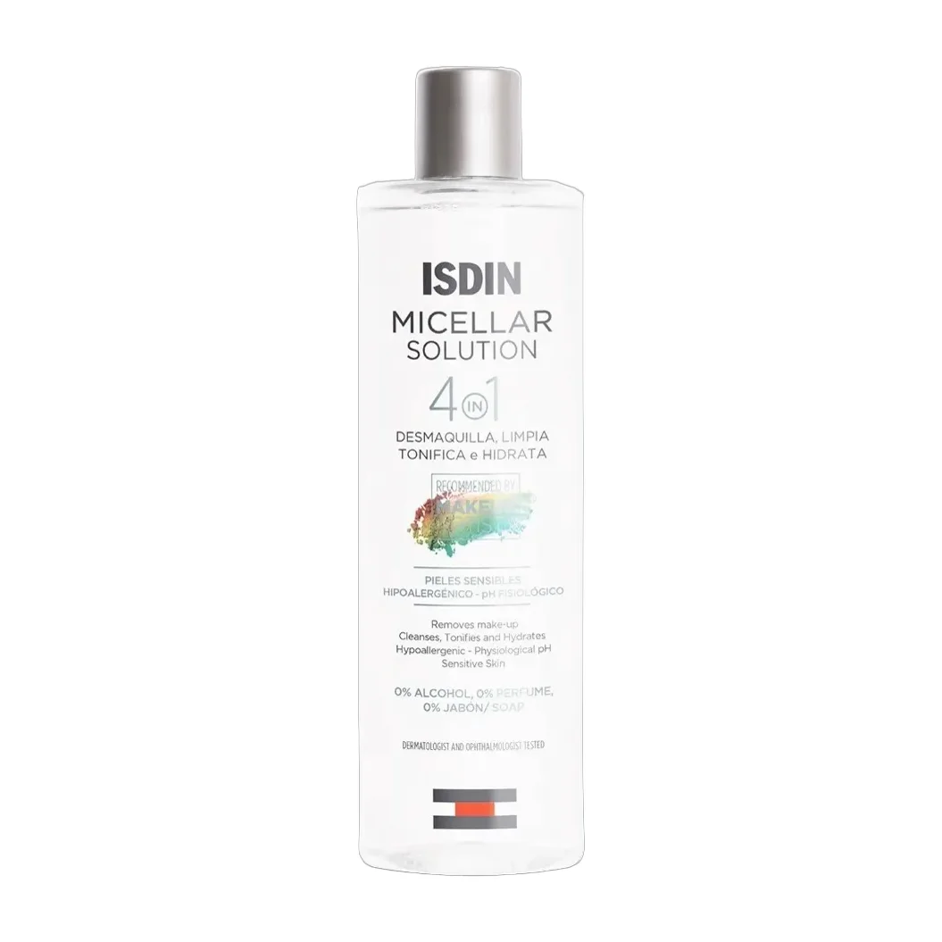 Isdin Agua Micelar 4 En 1 Piel Sensible 400 Ml