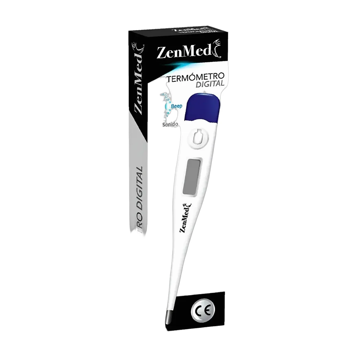 Termómetro Digital Zenmed Zmd-1624 Con Pantalla Y Alarma Blanco