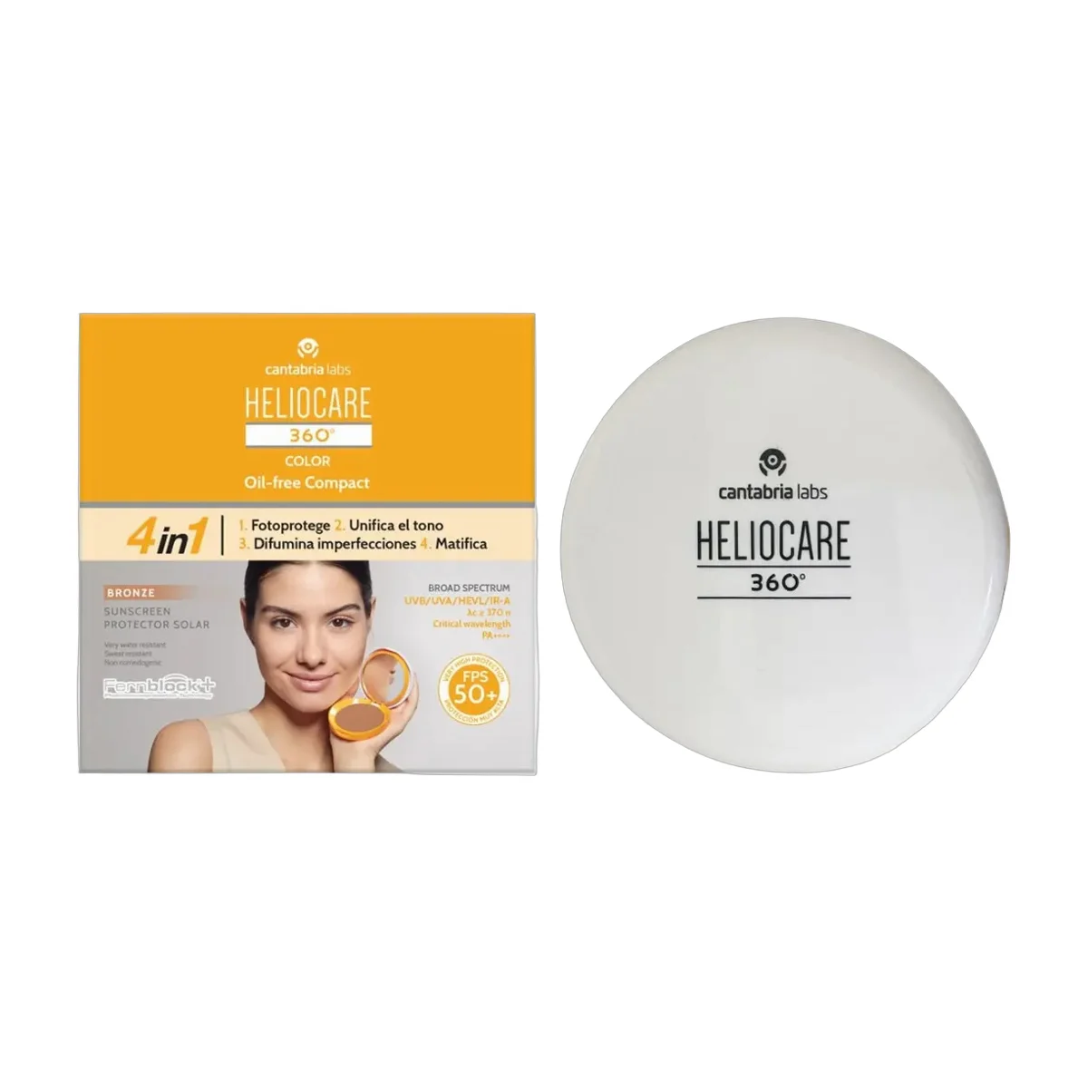 Heliocare 360º Oil-free Compact Spf 50+ Bronze 10g
