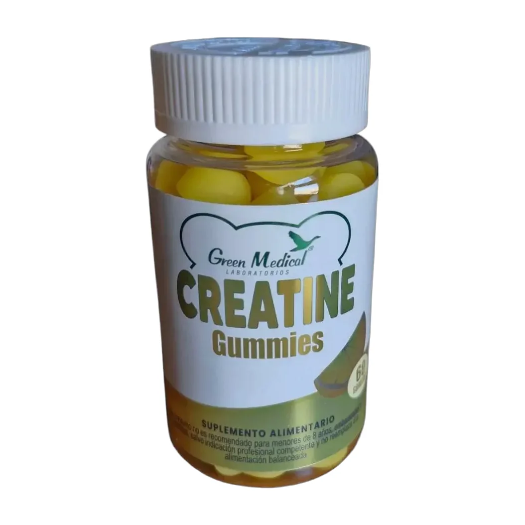 Creatina Gomitas 60 Uds. Green M. Agronewen Sabor Frutal