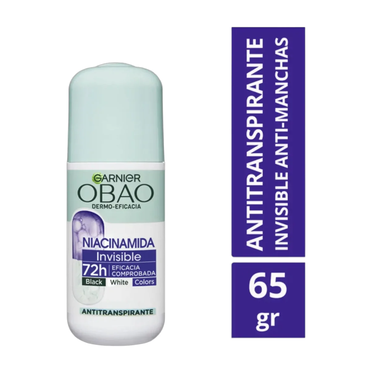 Desodorante Antitranspirante Roll On Niacinamida 65g Garnier Niacinamida Roll On