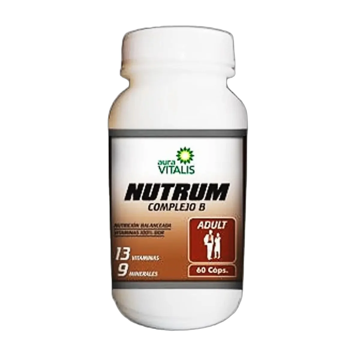 Aura Vitalis Nutrum Complejo B Cápsulas 60 Unidades Vitaminas Adulto