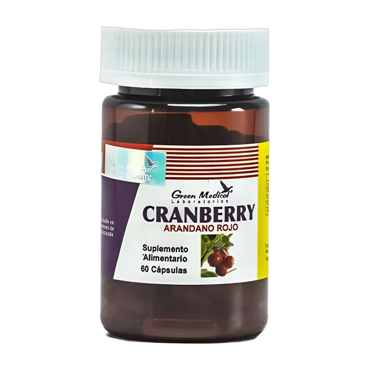 Green Medical Suplemento Cranberry 60 Cápsulas Frasco Sabor Propio