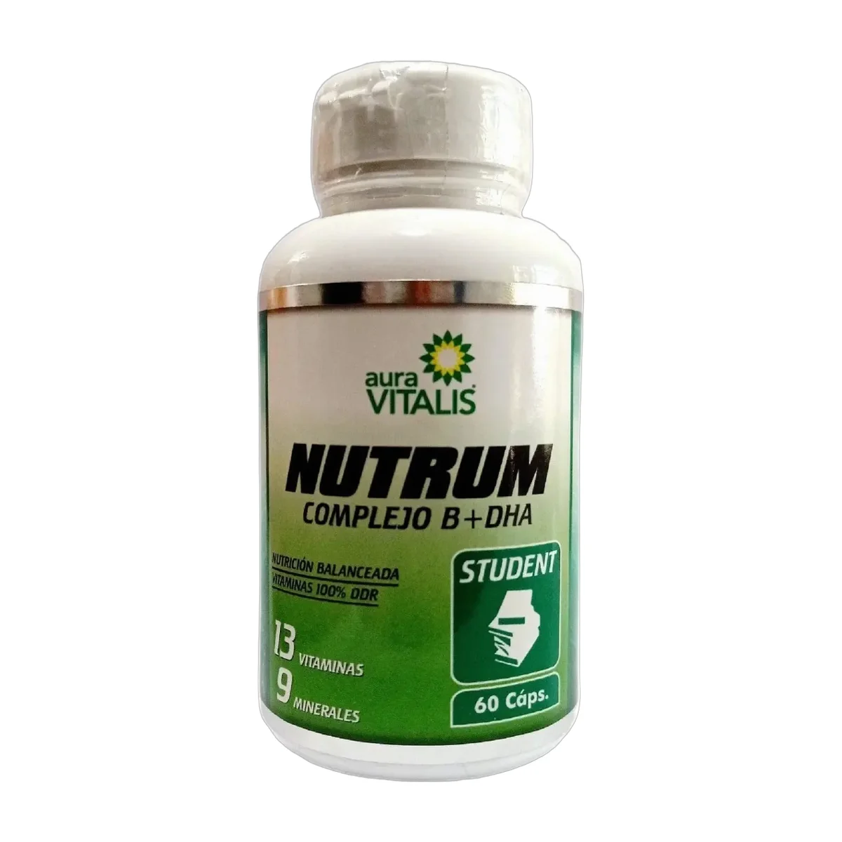 Nutrum Student Cápsulas X 60 Auravitalis Sin Sabor