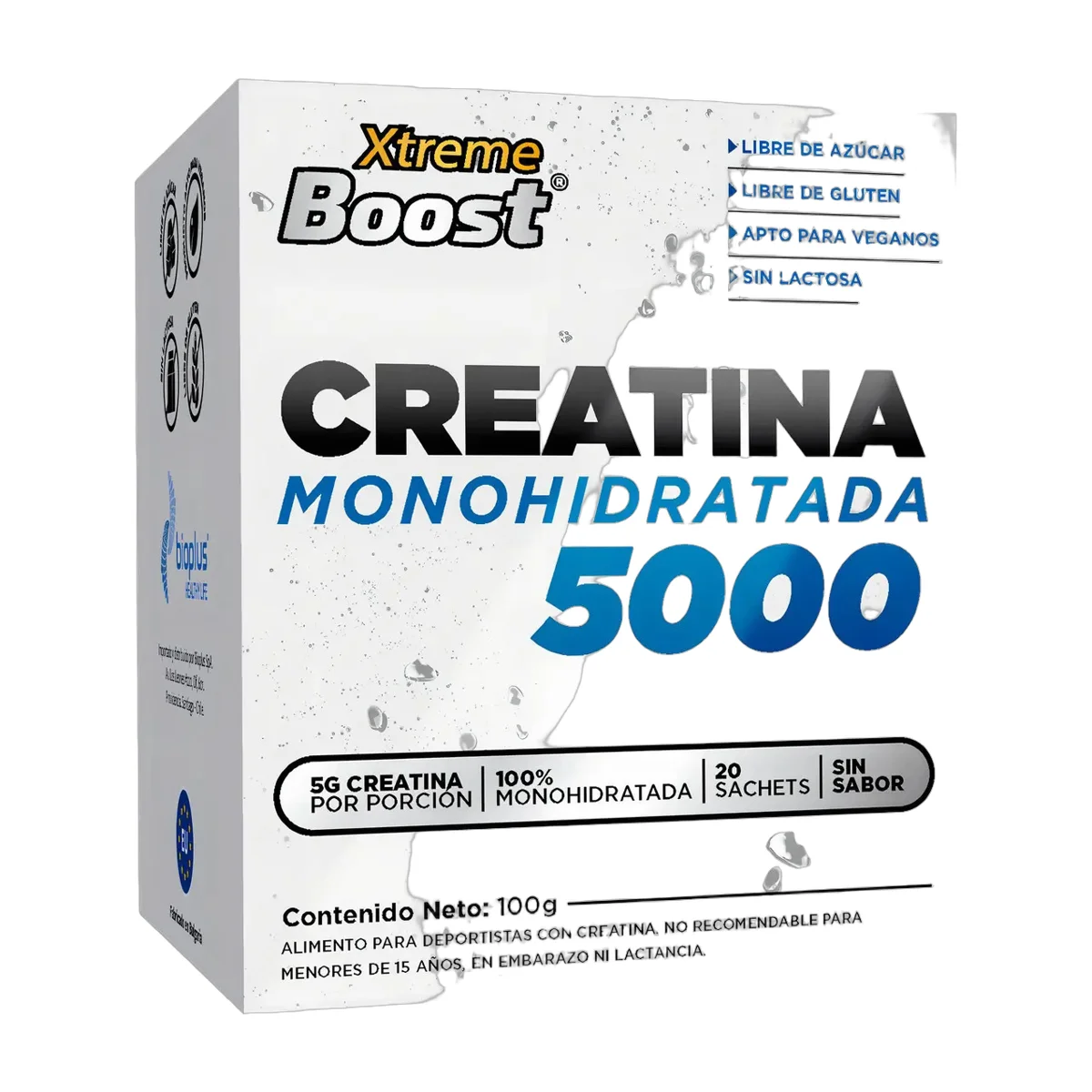 Suplemento En Polvo Xtreme Boost Creatina X 5g Sin Sabor