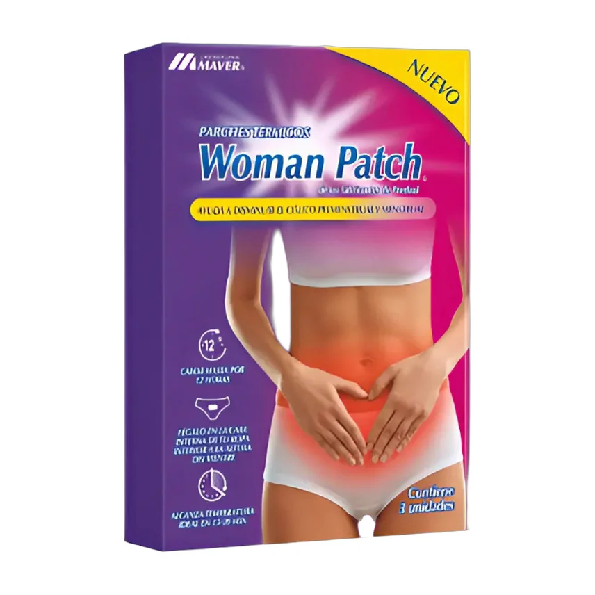 Maver Parche Térmico Para Cólicos Menstruales - 3 Unidades