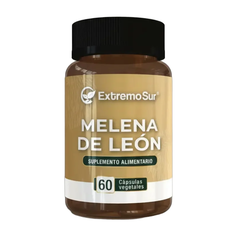 Extremo Sur - Melena De Leon 500mg 60 Cap. 100% Natural Sin Sabor