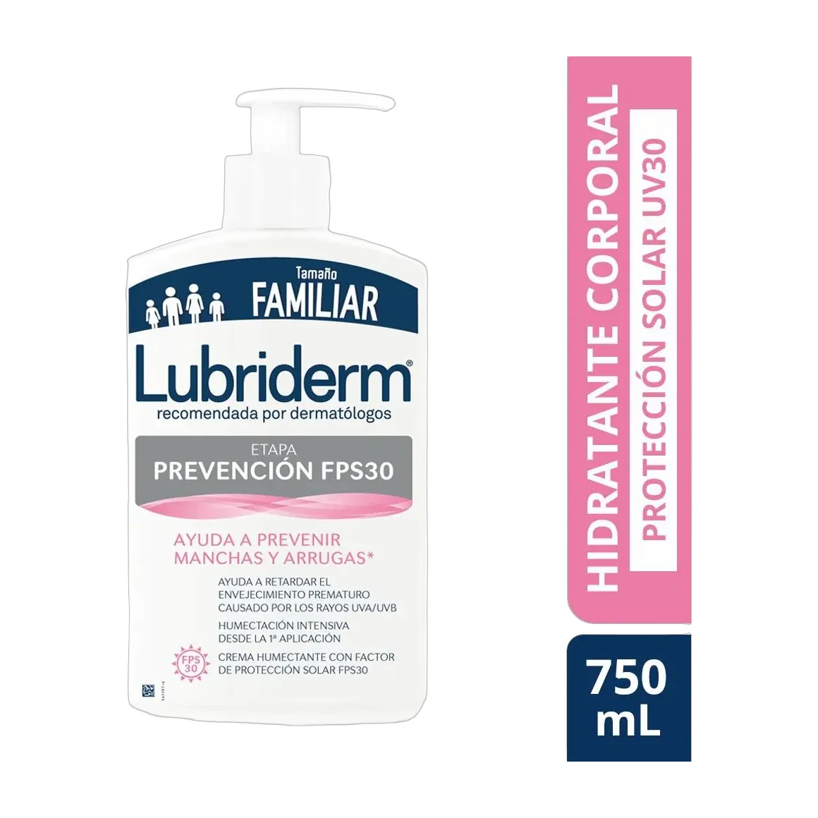 Crema Corporal Lubriderm prevención 750 Ml Fragancia N/a Tipo De Envase Envase