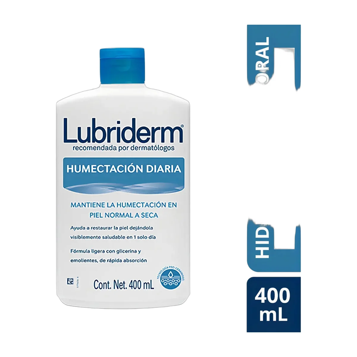 Crema Corporal Lubriderm Humectación Diaria 400ml Sin Fragancia