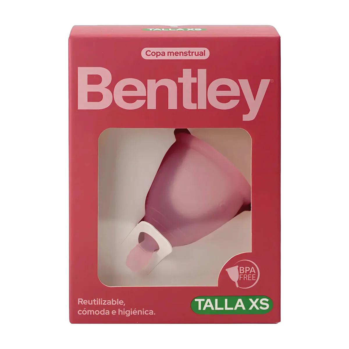 Copa Menstrual Talla Xs Bentley Certifi Reutilizab Libre Bpa Rosa