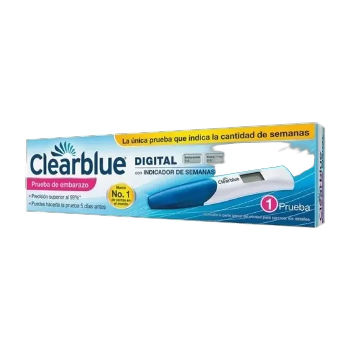 Test De Embarazo Digital Clearblue Con Indicador De Semanas