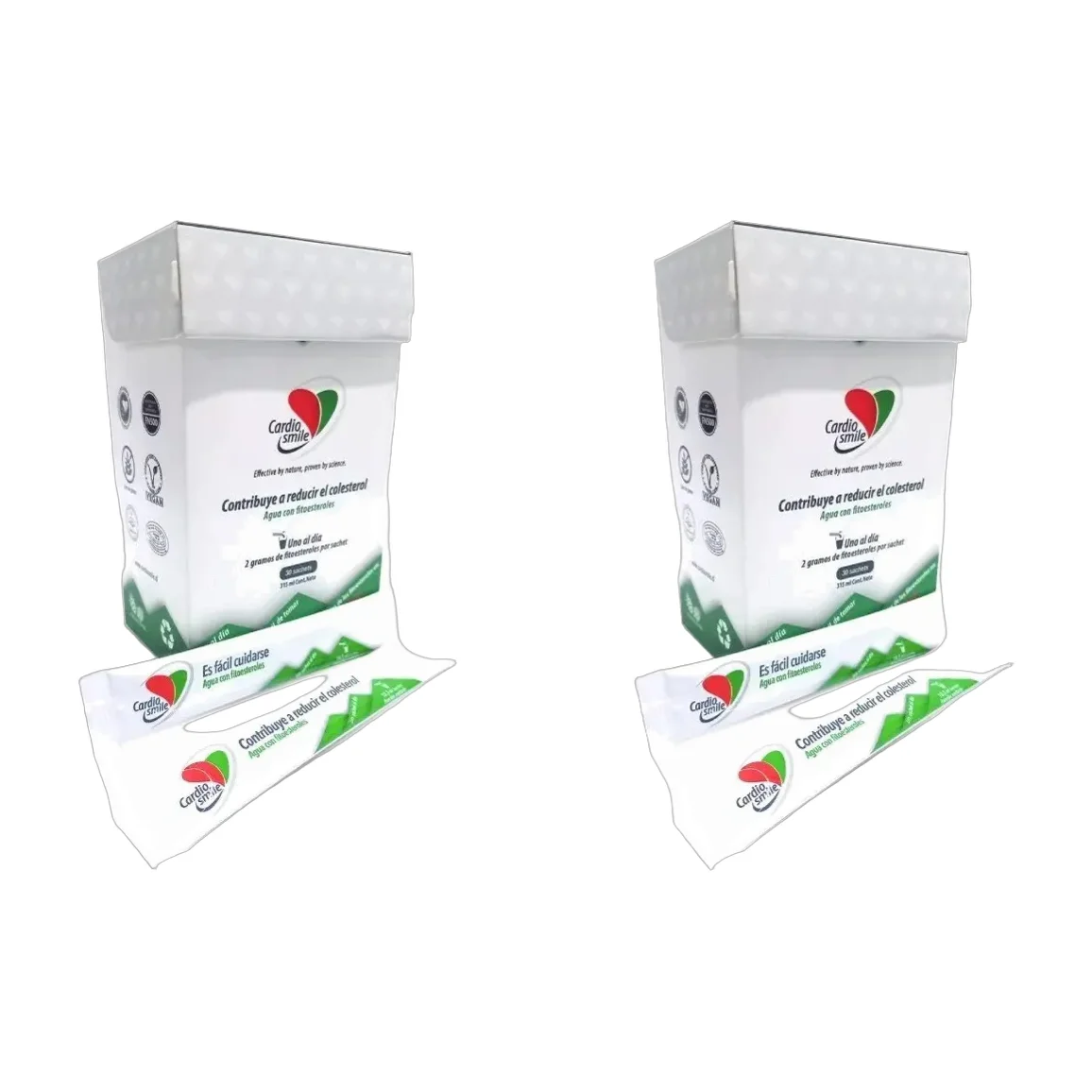 Pack X2 Cardiosmile 30 Sachets 8,5 Ml Sin Sabor