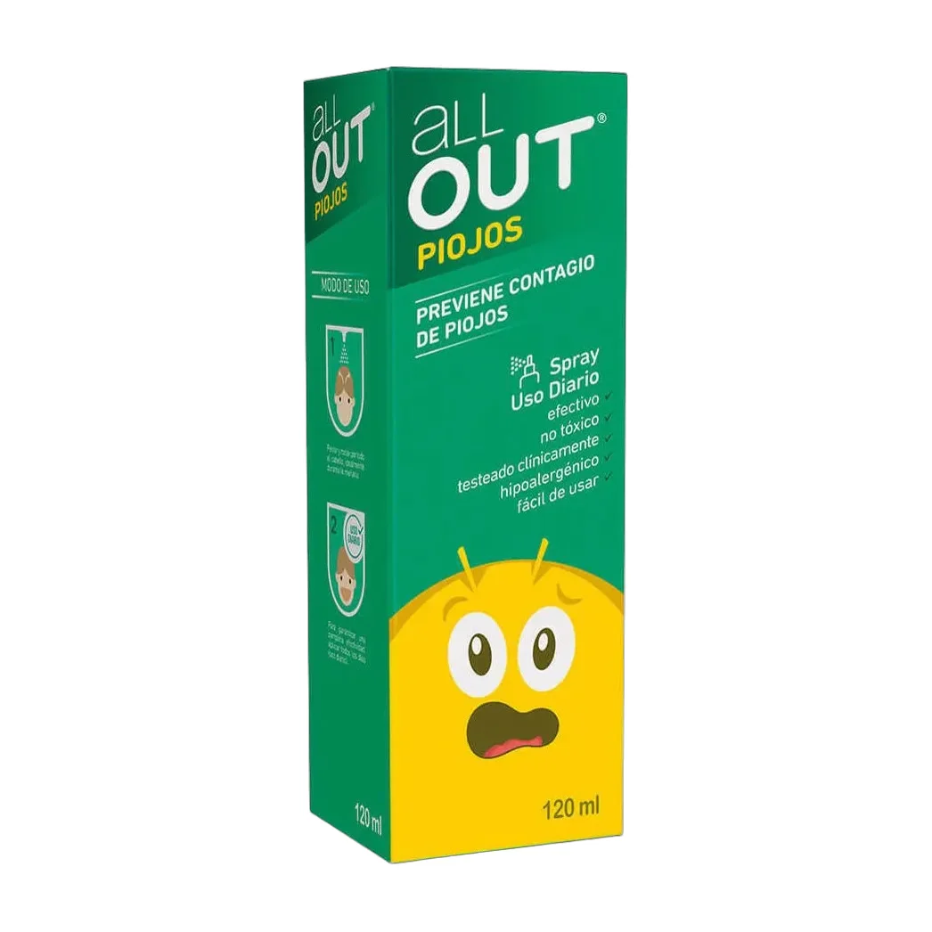 All Out Spray Preventivo Contra Piojos 120 Ml