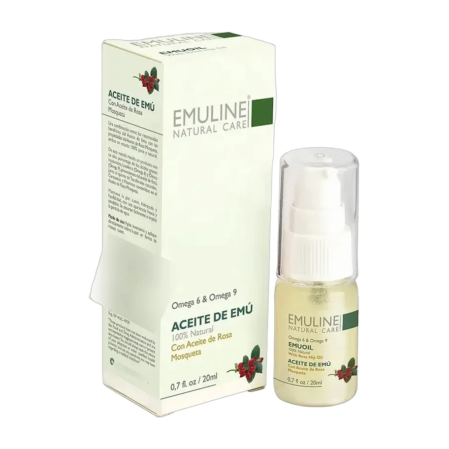 Emuline Aceite De Emu 100% Natural Con Rosa Mosqueta 20ml