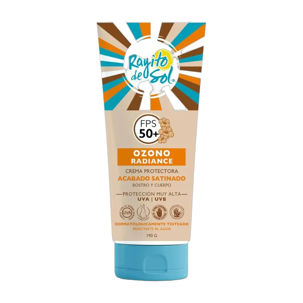 Crema Protectora Ozono Radiance Fps 50+ Iluminadora 190g