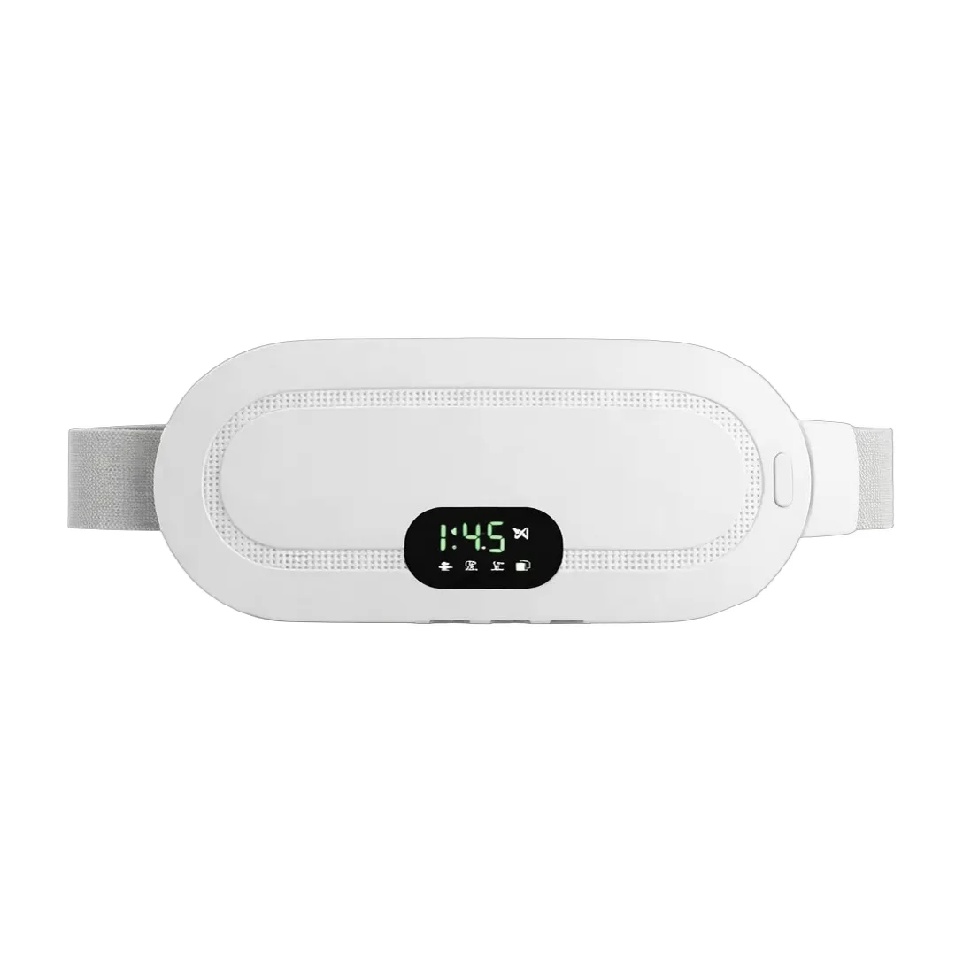 Cinturón Calentador Usb Para Alivio De Cólicos Menstruales Blanco