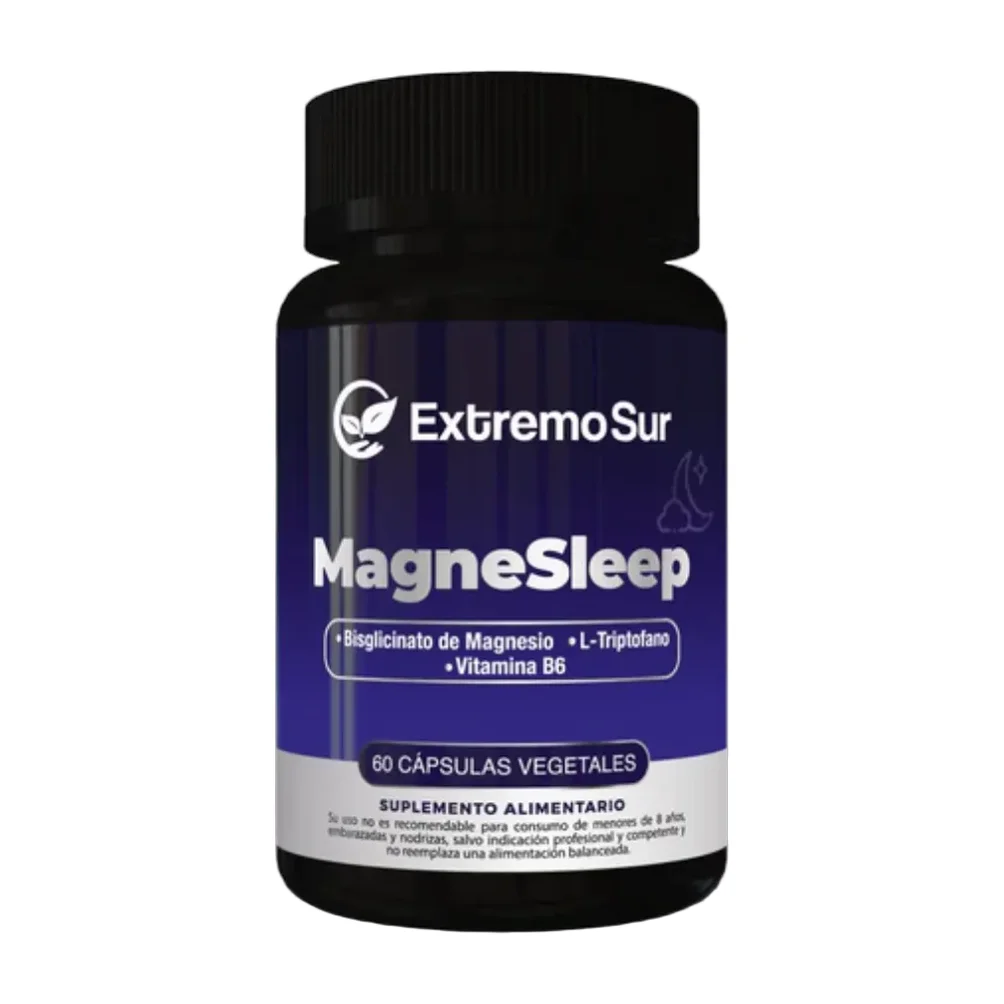 Magnesleep (bisglicinato De Magnesio + Triptófano + B6) Sabor Neutro