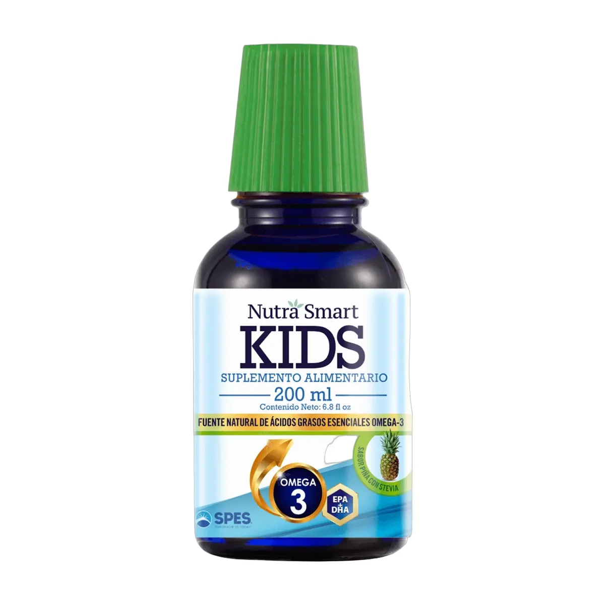Omega 3 Kids 200ml Sabor Piña Epa Dha Nutra Smart Suplemento Infantil