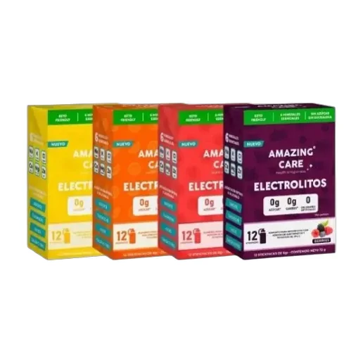 12x Electrolitos Bebida Hidratante Amazing Care Berries