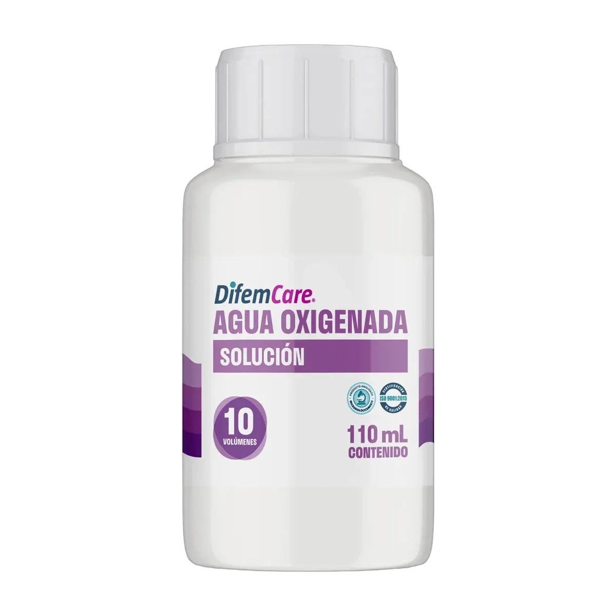 Agua Oxigenada 10 Volumenes 110 Ml Difem Care Tono Sin Tono