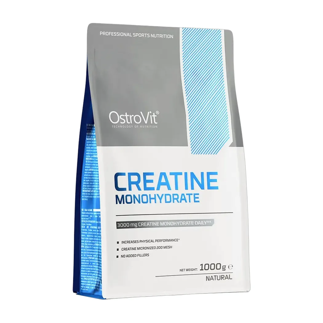 Creatina Monohidrato 1000gr 333 Porciones - Ostrovit Sin Sabor 3000mg