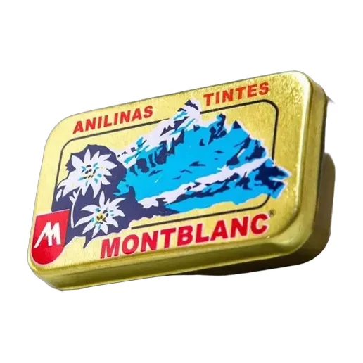 Anilina Montblanc Cajita Dorada 25 Gr. Color Negro