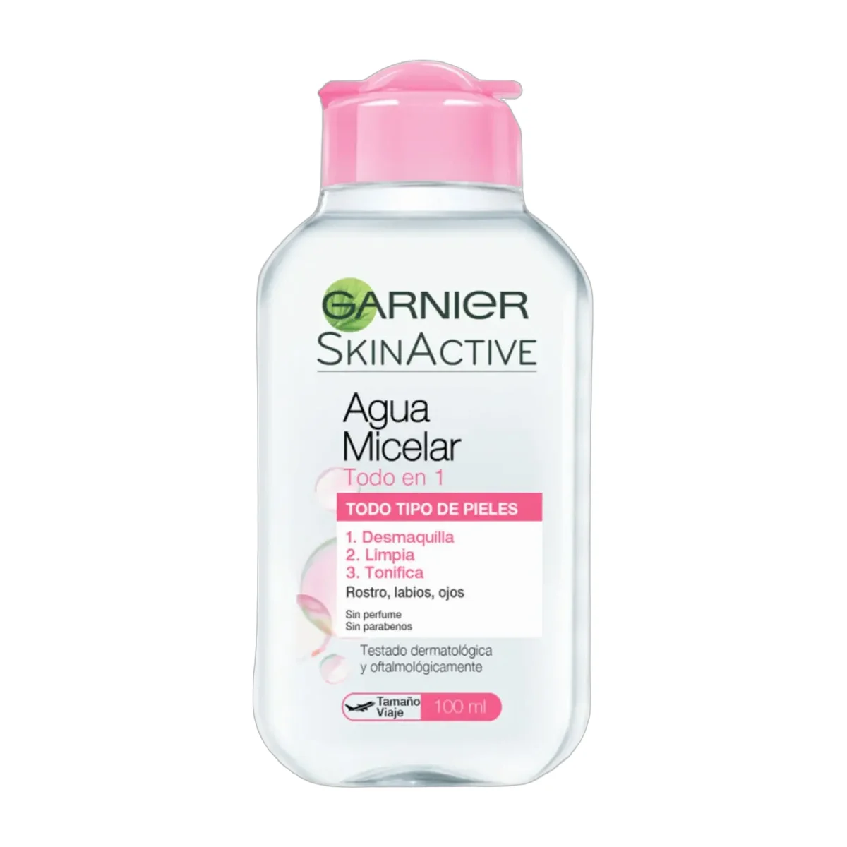 Agua Micelar Skinactive Todo En 1 Facial Garnier 100ml